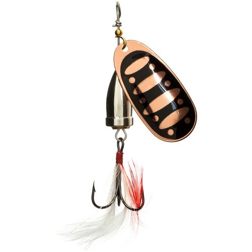 Блесна KYODA Brass в индивидуальной упаковке, вращающаяся, размер 2, вес 6,0 гр, цвет 006