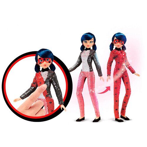 фото Куклы и пупсы: кукла леди баг (ladybug) модное превращение - miraculous, playmates toys