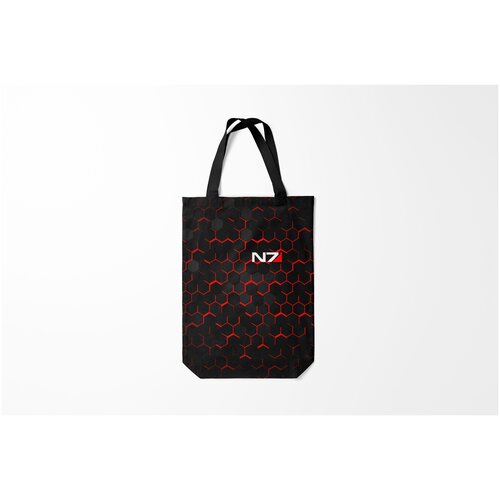 фото Сумка-шоппер / 31х42 см / геймерам / mass effect n7 burnettie