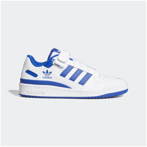 фото Кроссовки adidas originals forum low cloud white/cloud white/royal blue / 42 2/3 eu