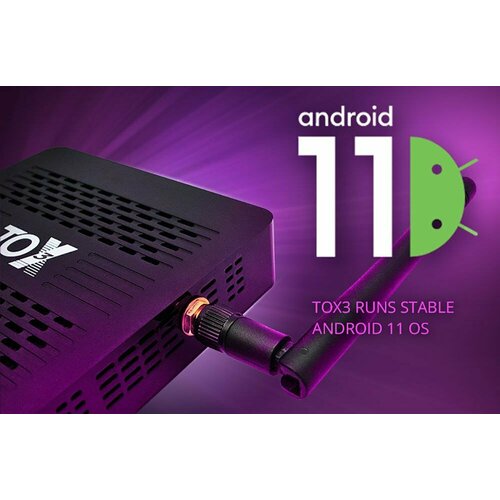 Android Smart TV Приставка TOX3 4/32 Ревизия №2 . Улучшенное охлождение