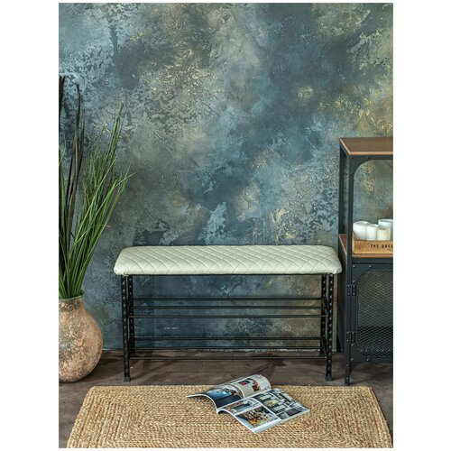 Обувница Лофт / Подставка для обуви/банкетка/ этажерка для обуви/ пуф