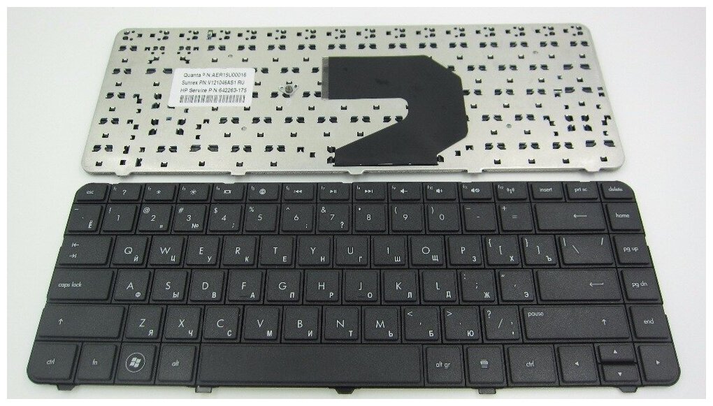 Клавиатура для HP Pavilion G4-1000 G6-1000 G6-1100 G6-1200 G6-1300 Compaq CQ43 CQ57 CQ58 630 635 650 655 646125-251