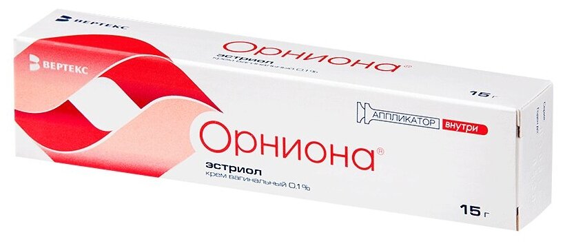 Орниона крем ваг. туба, 0.1%, 15 г