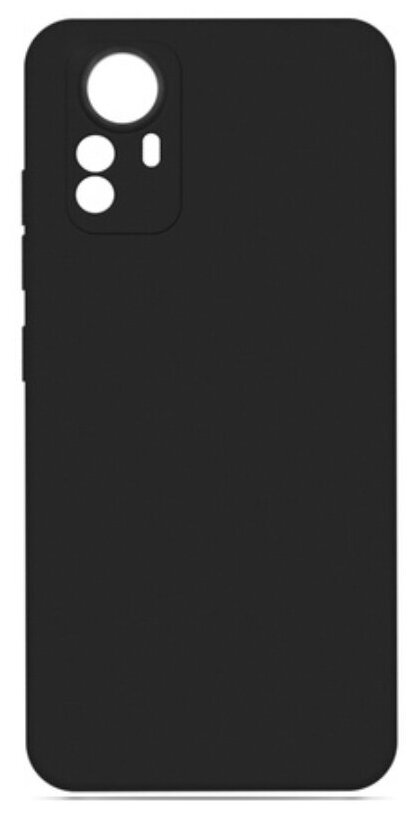 Чехол матовый для Xiaomi 12/12X, черный — фото 1