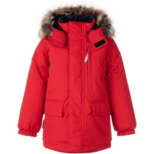 Куртка-парка для мальчиков SNOW K22441-456 Kerry, Размер 122, Цвет 456-желто-оранжевый