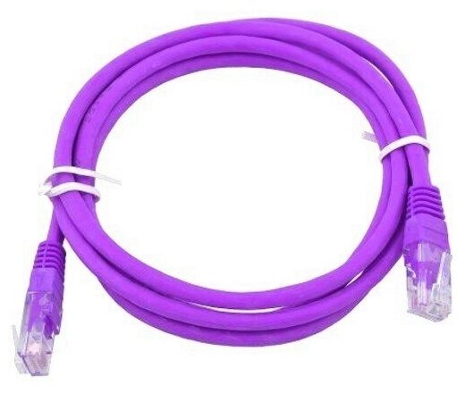 Патч-корд UTP CAT5e 5м Cablexpert PP12-5M/V RJ-45 кабель - фиолетовый