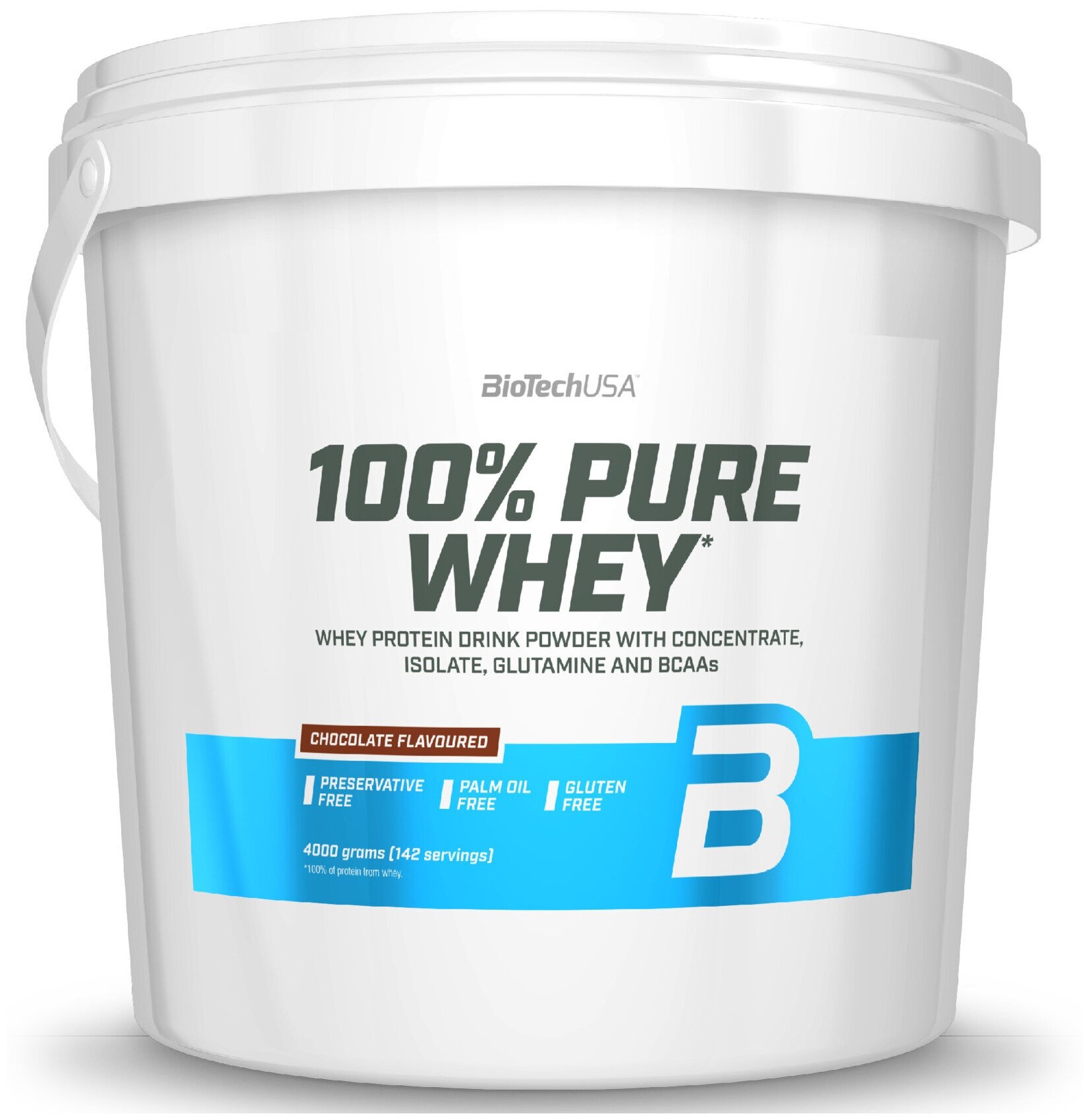 BioTechUSA 100% Pure Whey 4000 гр., шоколад