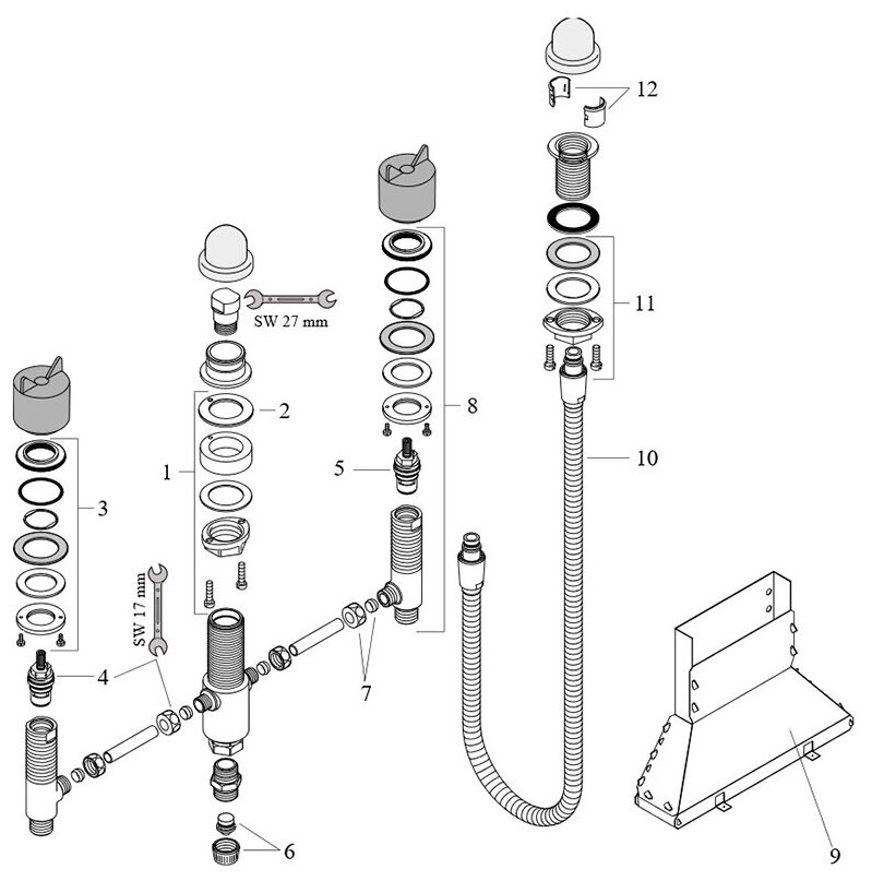 Скрытая часть Hansgrohe - фото №6