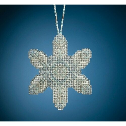 Opal Ice Snowflake (Опаловая снежинка) #MH212013 Mill Hill Набор для вышивания 7 x 8.25 см Вышивка бисером