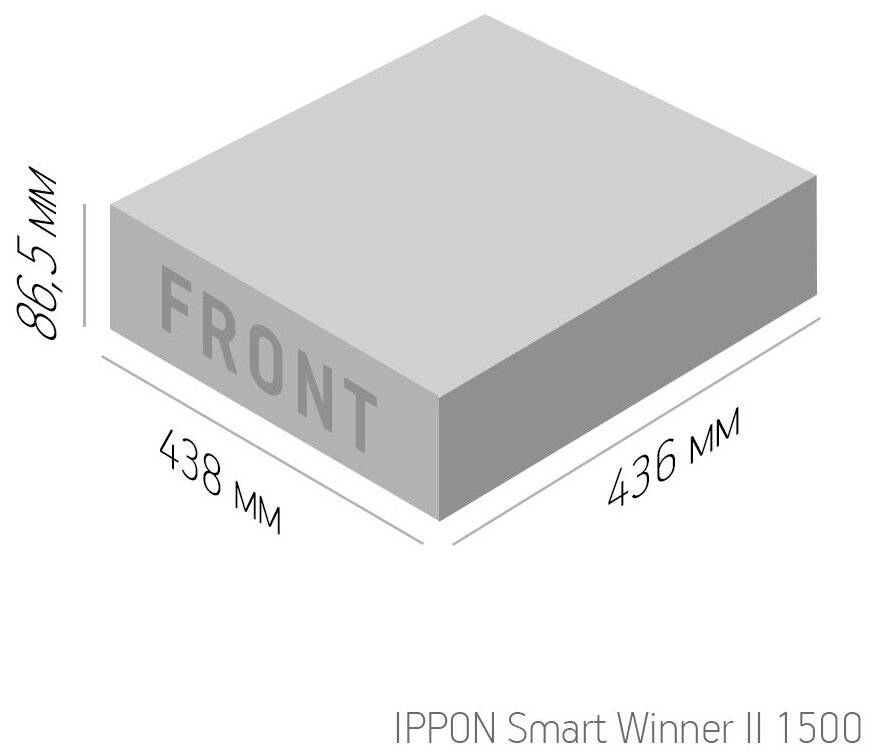 IPPON Источник бесперебойного питания Ippon Smart Winner II 1500 1350Вт 1500ВА черный 1192978