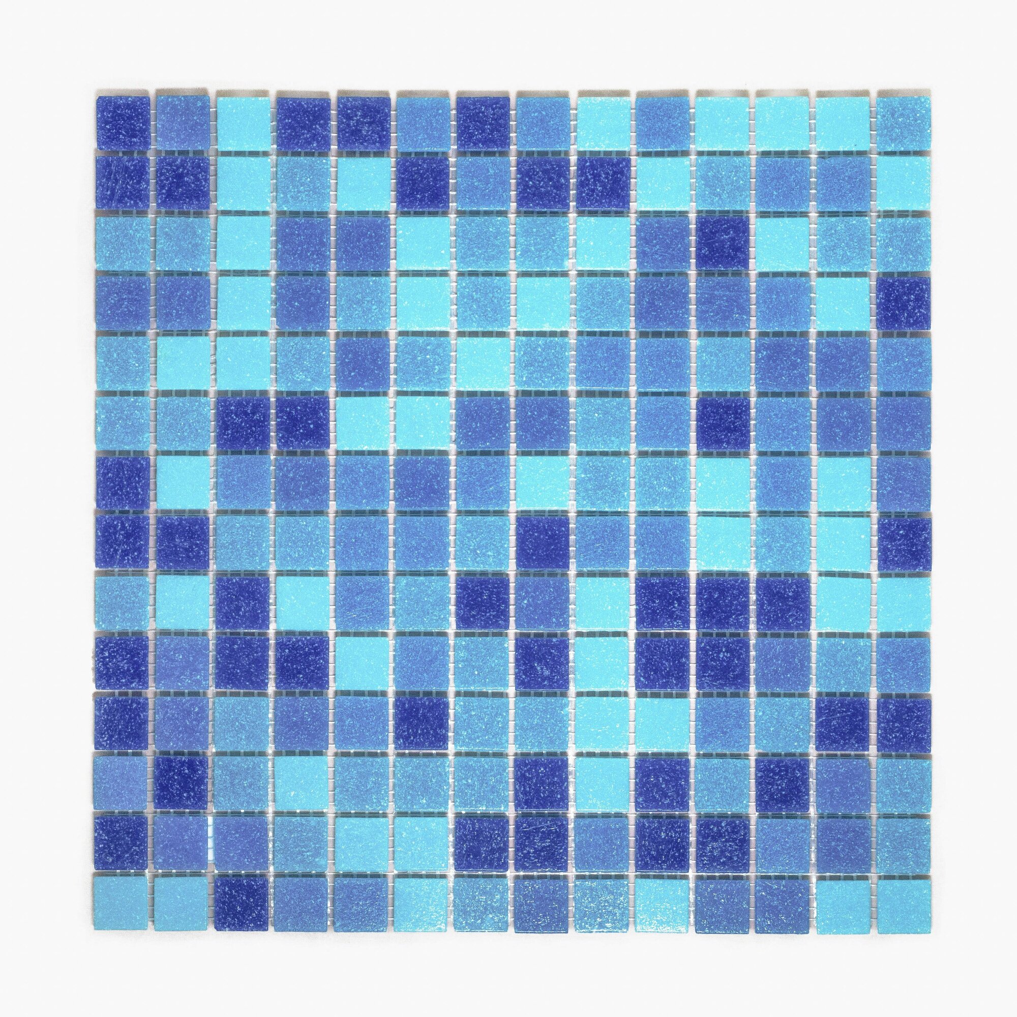 Плитка мозаика MIRO (серия Einsteinium №303), стеклянная плитка мозаика для ванной комнаты, для душевой, для фартука на кухне, 3 шт.