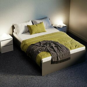 Двуспальная кровать Милано 140*200 см, Vivoline