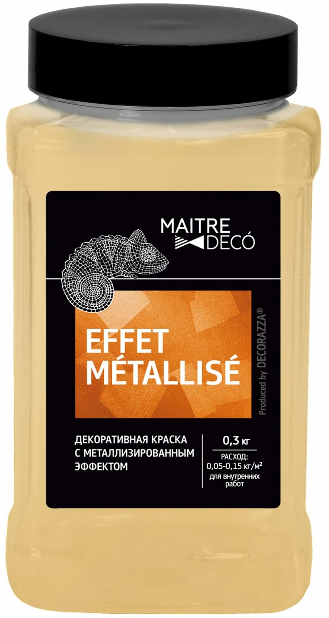 Краска акриловая Maitre Deco Effet Metallise