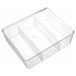 Контейнер - органайзер для хранения мелочей, коробка пластиковая - изображение
