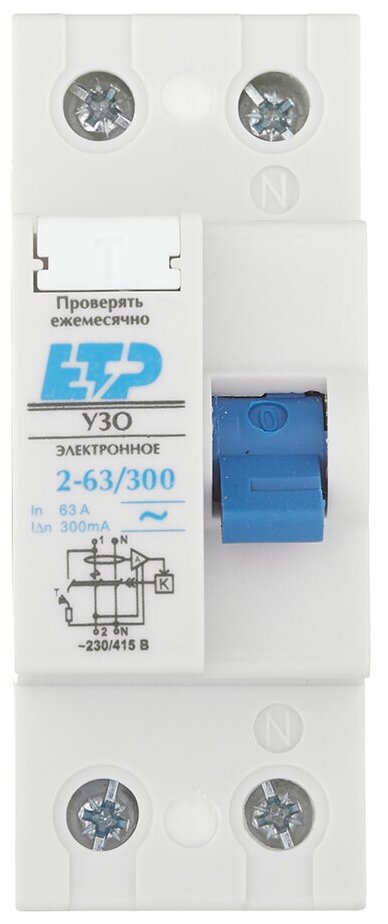 ETP УЗО/2п/63А/300мА (электронное) DLF363