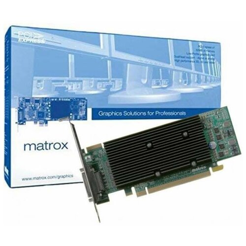 Видеокарта Matrox M9140 PCI-E 512Mb 64 bit Low Profile, Retail