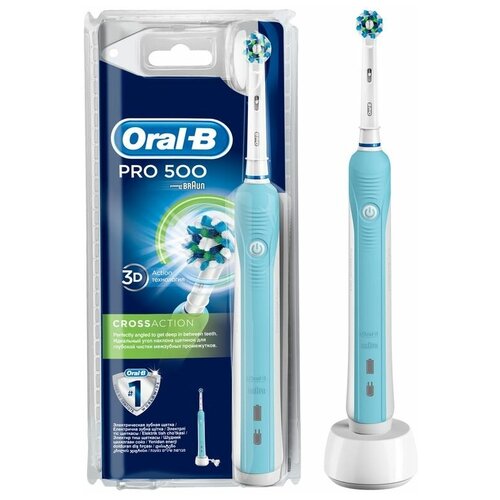 Электрическая зубная щетка Oral-B CrossAction Pro 1-500