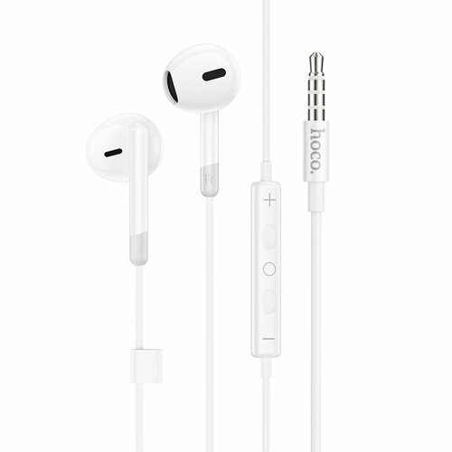 Наушники M109 Pure joy wire control earphones HOCO белый 280₽