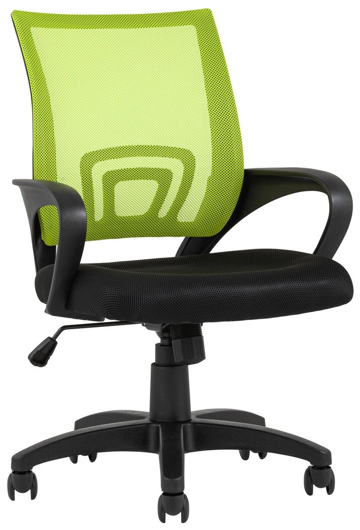 Стул Груп Кресло компьютерное TopChairs Simple, зеленый D-515 neon green