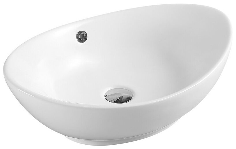 фото Раковина накладная Calypso CS3077 овальная 625х415х150мм белая