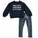 Комплект одежды Chicco, джемпер и брюки, повседневный стиль, размер 116, синий