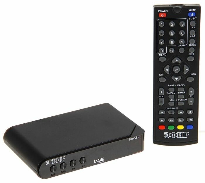 Тюнер цифровой DVB-T2 Сигнал Эфир HD-555 - фото №8