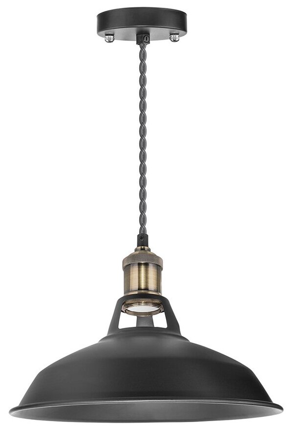 Светильник подвесной NIL-WF01-008-E27 60 Вт 230 В черный/бронза IP20