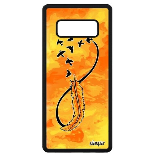 фото Противоударный чехол для мобильного // galaxy note 8 // "бесконечность" вселенная любовь, utaupia, розовый