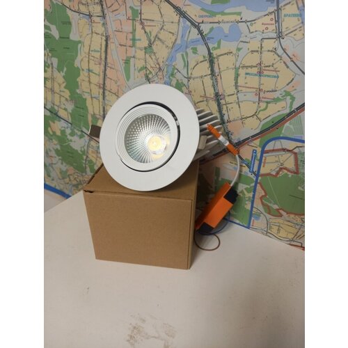 Светильник встраиваемый поворотный круглый 30 Вт FL-LED DLC 30W 4500K D165 2600Лм Foton Lighting