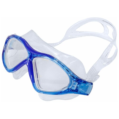 фото Очки маска для плавания взрослая e36873-1 (синие) hawk