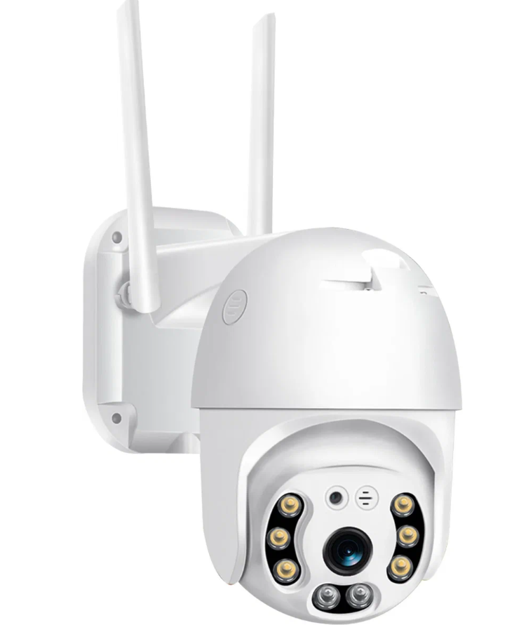 Камера видеонаблюдения wifi уличная беспроводная ip RSG / Smart camera 3 Мп (1920х1080) / Видеокамера для дома и улицы