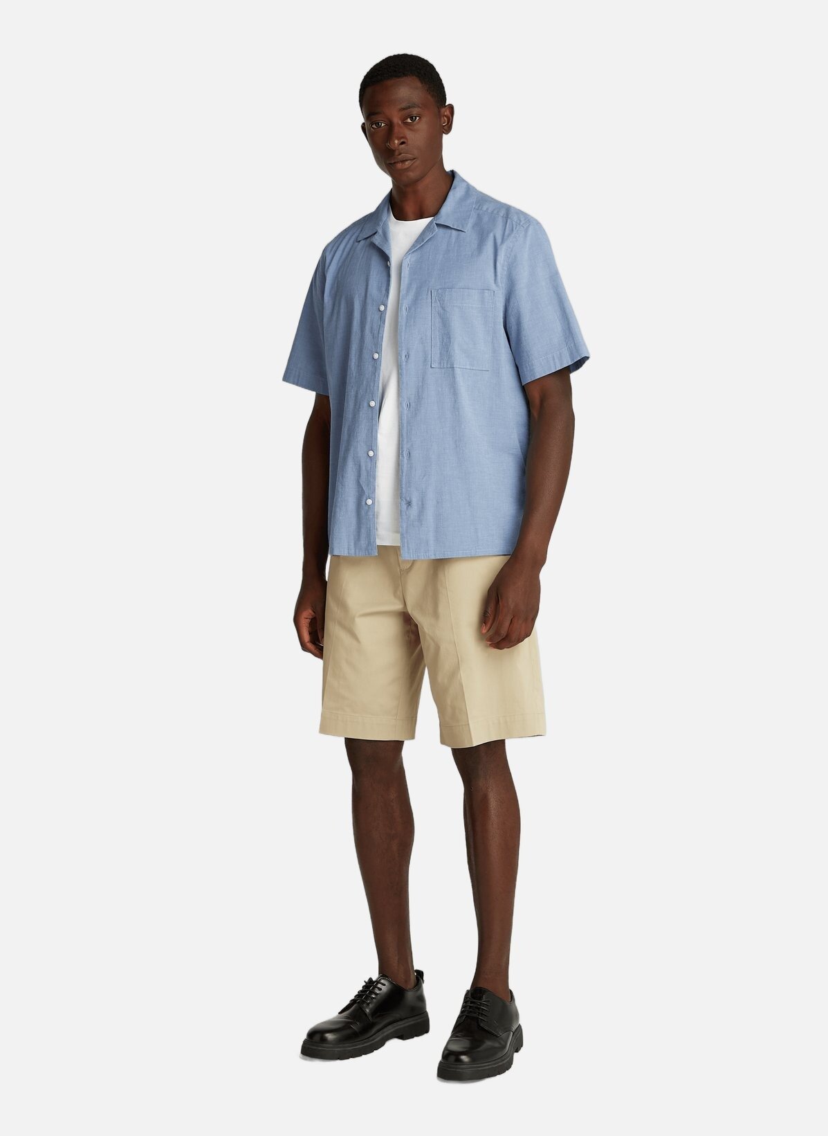 Рубашка CALVIN KLEIN, размер L, голубой — фото 1