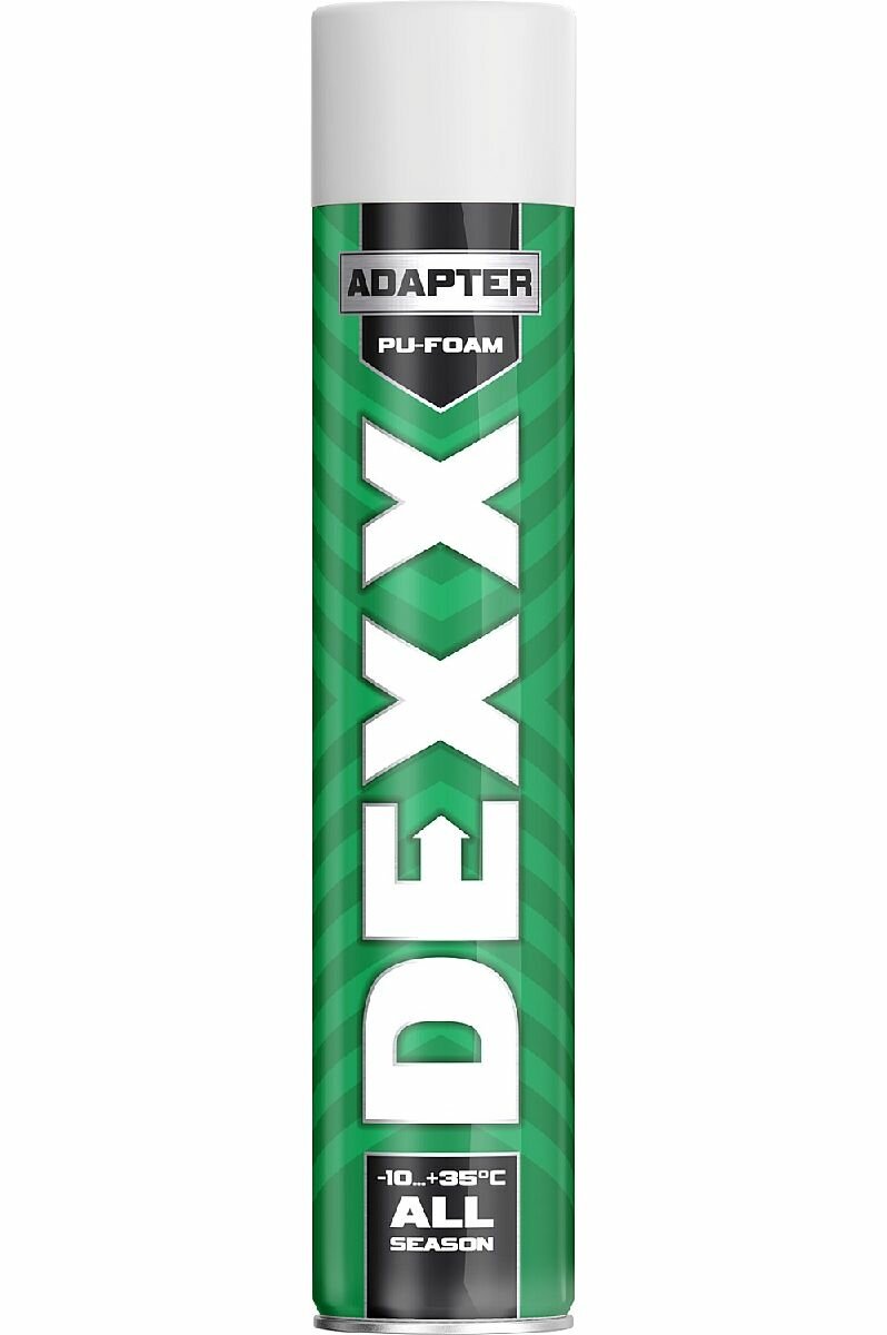 Монтажная пена DEXX Adapter 750мл адаптерная выход до 30л (41123)