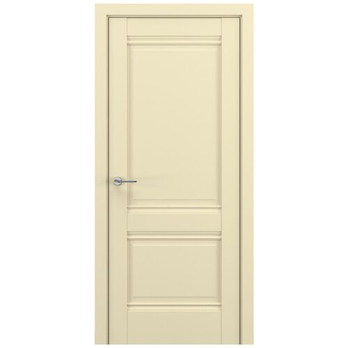 Дверь межкомнатная, Модель венеция В4, Цвет Матовый Крем, 700x2000мм, Комплект