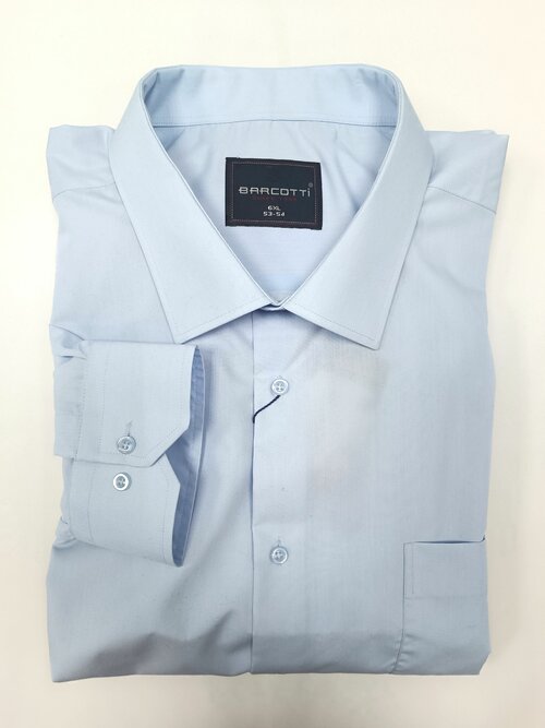 Рубашка BARCOTTI, размер 2XL(60), голубой