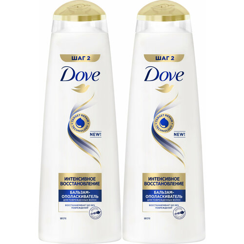 Бальзам для волос Dove, интенсивное восстановление, 350 мл, 2 шт.