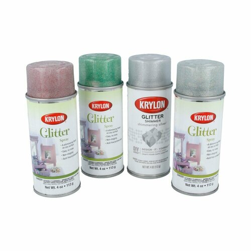 Krylon' глиттер 113 г цвет 0403 красный