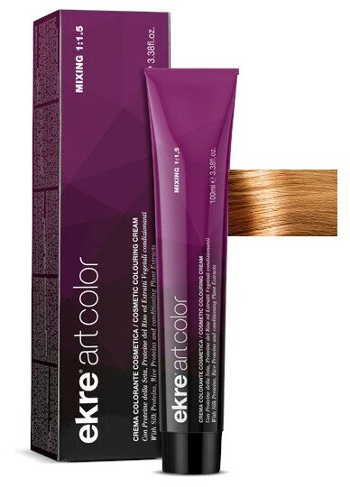 Краска для волос Artcolor Hair Colour Cream Ekre 8.34 Светлый золотисто-медный блондин/Табак, 100 мл