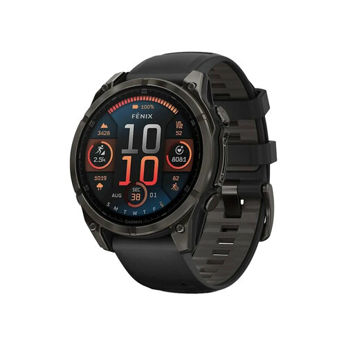 Смарт часы fenix 8 - 47 мм AMOLED Sapphire carbon Grey DLC Titanium With 010-02904-21 148593₽