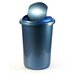 Корзина для бумаг и мусора Calligrata Uni, 12 литров, подвижная крышка, пластик, синяя./В упаковке шт: 1