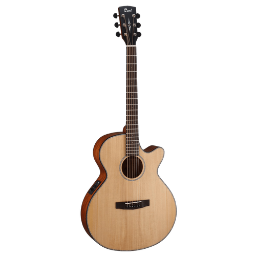 CORT / Южная Корея SFX-E-NS-WBAG SFX Series Электро-акустическая гитара, с вырезом, цвет нат. матовый, чехол, Cort