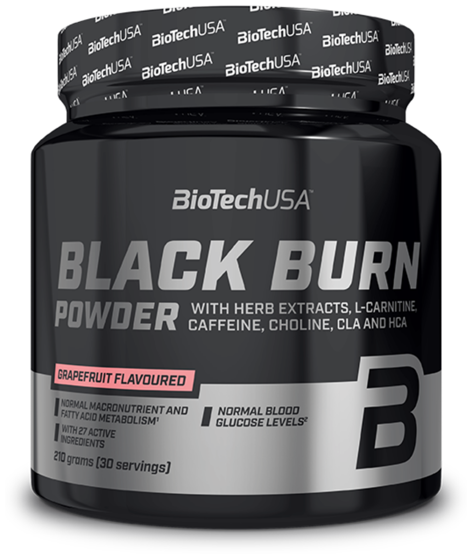 Black Burn Powder, 210 г, Grapefruit / Грейпфрут