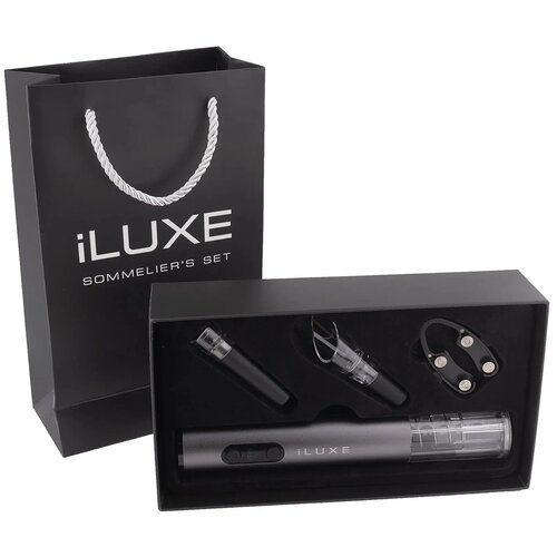 Подарочный набор сомелье iLUXE Jet Black