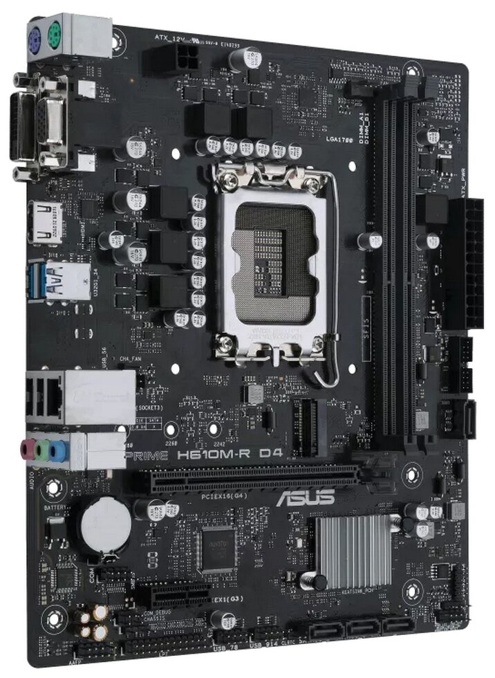 Материнская плата ASUS PRIME H610M-R D4-SI