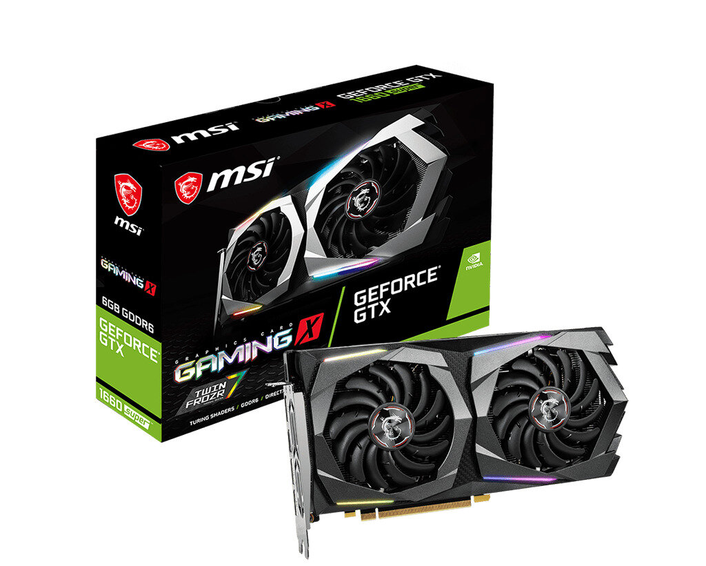 Видеокарта MSI GeForce GTX 1660 SUPER GAMING X