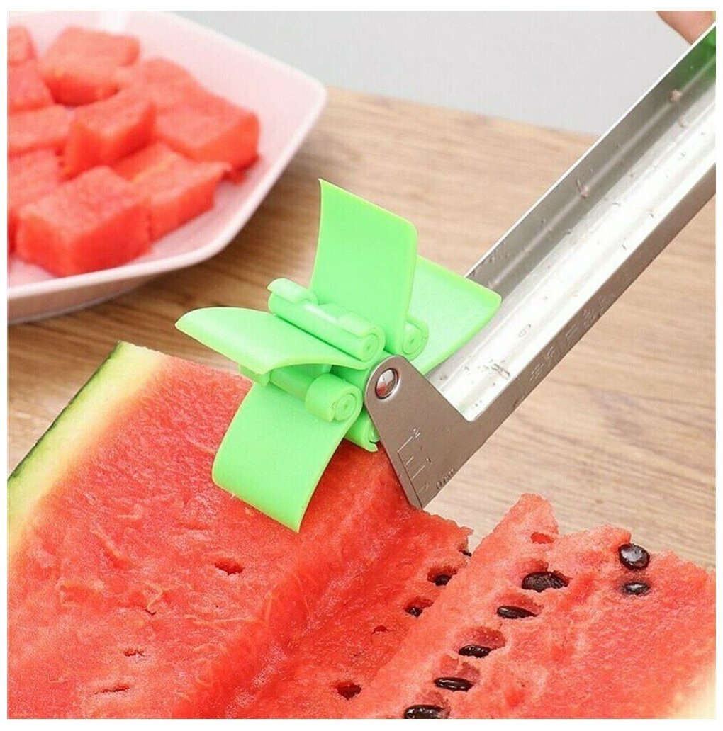 Нож для фигурной резки арбуза и дыни / Кухонный нож для овощей и фруктов - фотография № 4