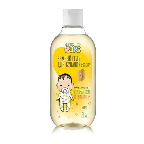 Нежный гель для купания Super Pups 0 +, 300 мл