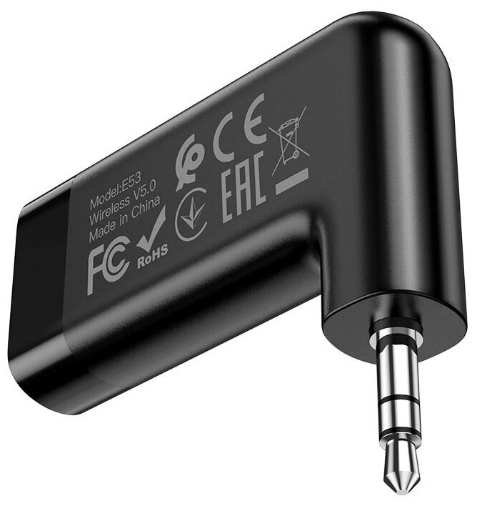 Bluetooth Receiver, E53, HOCO, черный