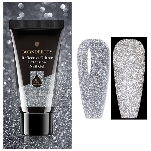 Born Pretty, Полигель 52212-01 Reflective, 30 мл